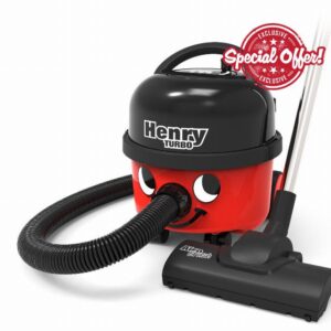 Numatic HVT160-11 Henry Vacuum Cleaner with AiroBrush Turbo Head and Microfresh Filtration System