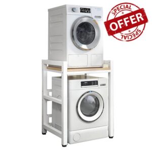 VETERS Dryer Stand Height adjustable Portable Stacking Kit for Front Loader Washing Machine & Tumble Dryer