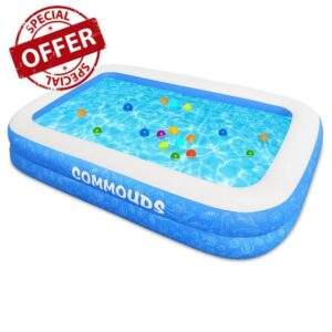 COMMOUDS Inflatable Swimming Pool