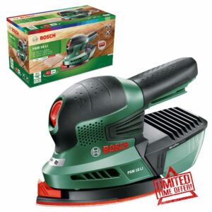 Bosch PSM 18 LI Cordless 18 Volt Li-Ion Multisander (baretool: supplied without battery/without charger)
