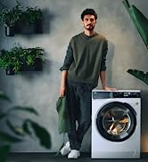 AEG 8000 Series Washing Machine LFR84946UC, PowerCare UniversalDose Freestanding Washing Machine,...