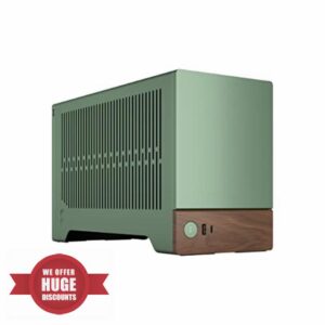 Fractal Design Terra Jade - Wood Walnut front panel - Small form factor - mITX gaming case – PCIe 4.0 riser cable – USB Type-C - Anodized aluminum panels