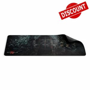 SteelSeries QcK – Gaming Surface – Diablo® IV Edition – XXL Thick Cloth – Sized to Cover Desks – Optimized For Gaming Sensors - (900mm x 400mm x 4mm)