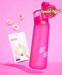 Deals Bazaar Ltd/Air Up Water Bottle-650ml/Flavoured Water Bottle with Pods/Various Colour Available/BPA Free/0 Calories/Tristan - Hot Pink