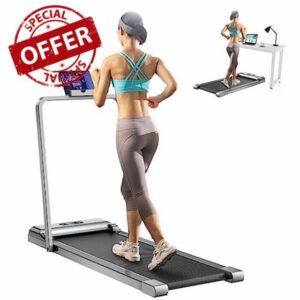 Under Desk Treadmill Foldable 1-12KM/H Adjustable Speed