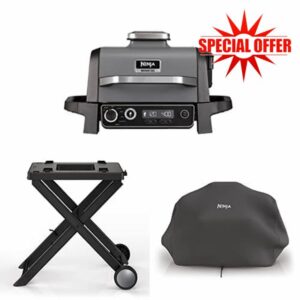 Bundle of Ninja Woodfire Electric BBQ Grill & Smoker