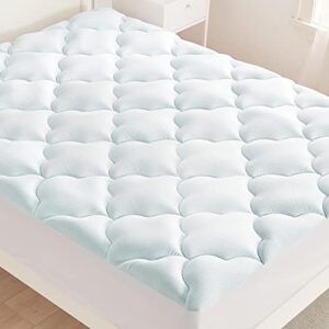 Cooling Gel Bamboo Mattress Cover Pad with Extra Deep Pocke