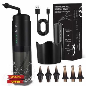 Healeved Ear Wax Removal Kit Ear Lavage Kit Cleaning Ears Tools Kit Ear Wash System Ear Flushing Kit Ear Irrigator Ear Flushing System Ear Washer ear cleaning kit ear cleaner pp automatic