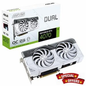 ASUS Dual GeForce RTX 4070 White Edition 12GB GDDR6X (PCIe 4.0