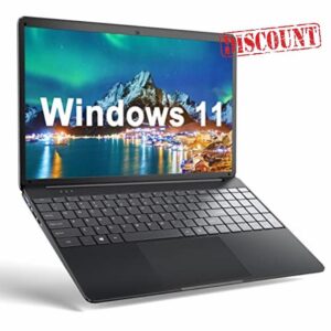 SGIN 15.6 Inch Laptop Windows 11 8GB RAM 256GB SSD Storage