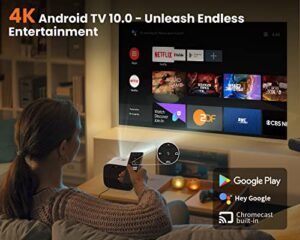 1080P FHD Smart Projector with Auto Focus