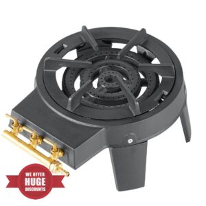 Cast Iron Gas Burner Wok Stir Frying Triple High Power Boiling Ring LPG 3 Burners Cooker Outdoor Catering Camping Stove Party Wedding