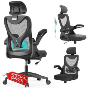 YONISEE Ergonomic Office Desk Chair with Adjustable Lumbar Support