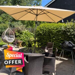 PURPLE LEAF 2.7 X 2.7 M Garden Cantilever Parasol