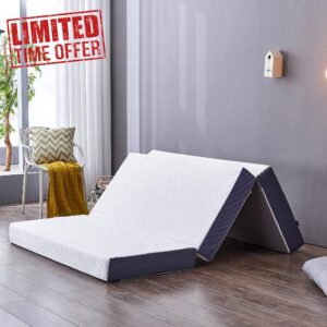 Inofia Tri Fold Gel Memory Foam Mattress Double