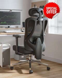 Hbada Ergonomic Office Chair Adjustable Backrest Height