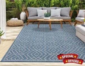 homeart Outdoor Rugs | Easy-Cleaning Indoor & Outdoor Area Rugs for Porch