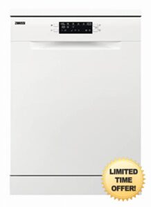 Zanussi Series 40 OrbitClean Freestanding Dishwasher with AirDry Technology ZDFN662W1 14 Settings