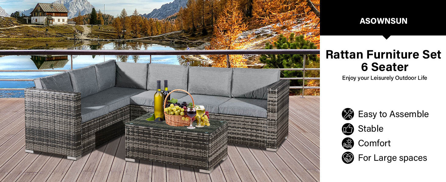 Lounge Corner Sofa Set