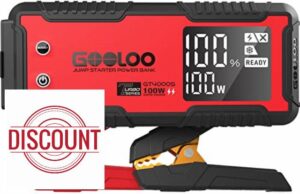 GOOLOO GT4000S Jump Starter 4000A 100W 2-Way Fast Charging