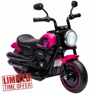 HOMCOM 6V Kids Electric Motorbike Ride-Ons Motorcycle with Training Wheels
