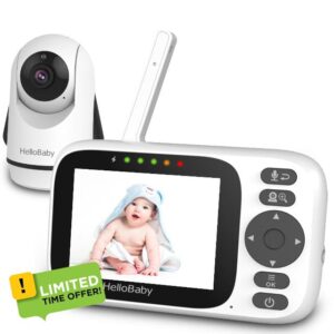 HelloBaby Video Baby Monitor with Camera and Audio