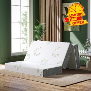 TeQsli Folding Mattress Double