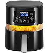 Aigostar Smart WiFi 7L Air Fryer with Recipes Cookbook, 1900W Digital Air Fryers Oven for Home Us...
