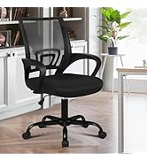ELFORDSON Office Chair Ergonomic, Mesh Fabric, Leroi Series, All Black