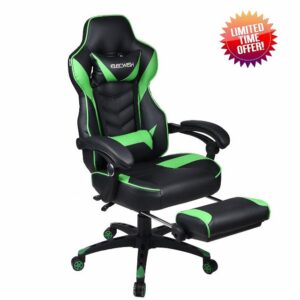 YOURLITEAMZ Computer Gaming Chair with Footrest