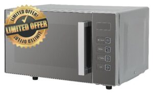 Russell Hobbs RHEM2301S 23L Easi Flatbed Digital 800w Solo Microwave Silve