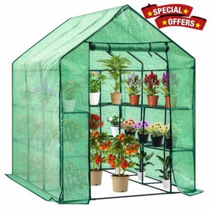 D4P Display4top Greenhouse Grow House with 8 Shelves