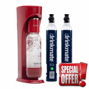 DrinkMate OmniFizz Sparkling Water and Soda Carbonator
