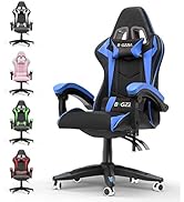 bigzzia Gaming Chair Ergonomic Office Chair - PU Leather Computer Chair With Headrest, Adjustable...