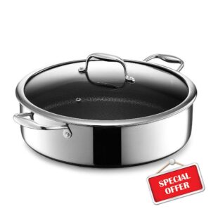 HexClad Hybrid Nonstick Sauté Pan and Lid