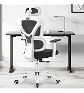 KERDOM Office Chair Ergonomic Desk Chair, office chairs for home Office With Adjustable Headrest ...