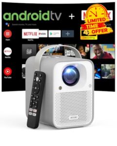 【Auto Focus】ETOE Seal Android 11.0 Projector