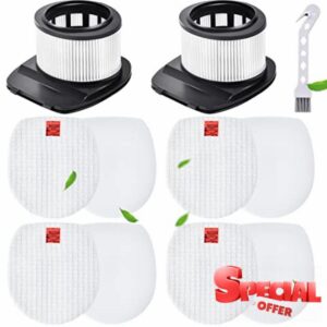 Rebirthcare IZ201UK Filter for Shark Hoover IZ201UK IZ201UKT IZ201UKTSB IZ251UK IZ251UKT IZ202UK IZ202UKT IZ252UK IZ252UKT IZ103UKGB Cordless Stick Vacuum Duoclean Anti Hair Wrap Filters Replaceme