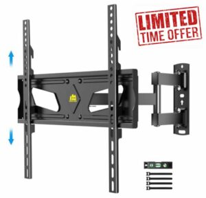 FORGING MOUNT Full Motion TV Wall Mount for Most 26-60 inch Flat & Curved TVs up to 35kg
