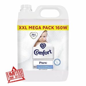 Comfort Pure dermatologically tested Fabric Conditioner gentle next to sensitive skin 160 wash 4.8 L