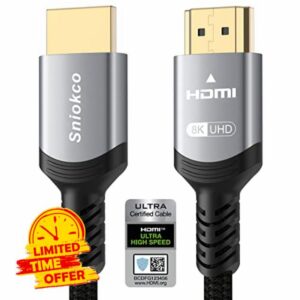 10K 8K 4K HDMI 2.1 Cable 2M