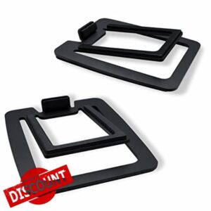 Sanyun SW601 Metal Desktop Speakers Stands for Compact 2''-3'' Speakers