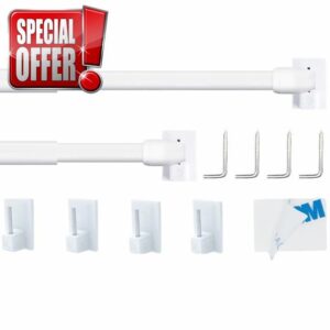2Pcs Adjustable Rods for Curtain