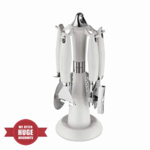 Morphy Richards Dune 976043 4 Piece Gadget Set with Carousel Stand