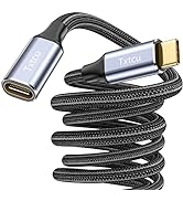 Txtcu USB C Extension Cable 0.5M,[USB3.2/10Gbps] 100W Type C Fast Charge Male to Female Extender ...