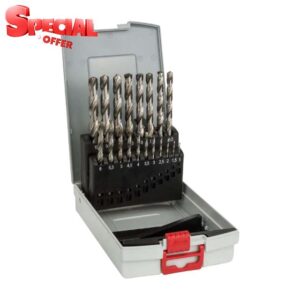 Bosch Professional 19pc. HSS-G ProBox Metal Drill Bit Set (for Steel