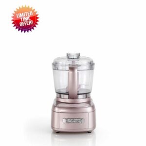 Cuisinart Style Collection Mini Prep Pro Mini Chopper And Food Processor | 900 ml Capacity | Vintage Rose | ECH4PU