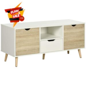 HOMCOM TV Unit Cabinet for TVs up to 50 Inches