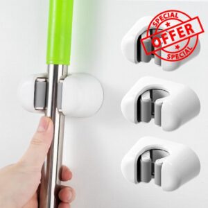 CORNERIA 3 PCS Broom Mop Holder Tidy Organizer
