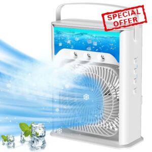 Portable Air Cooler 4-In-1 Mini Mobile Air Conditioner Fan